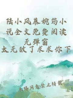 陆小风慕婉筠小说全文免费阅读无弹窗